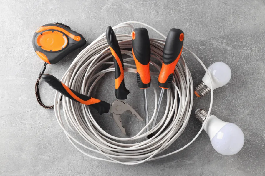 Temporary Electrics RAMS site setup
